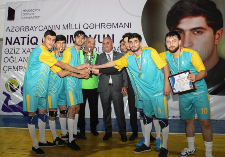 Read more about the article The Winner of the Volleyball Championship Dedicated to Azerbaijan’s National Hero Natig Gasimov Has Been Determined at MDU